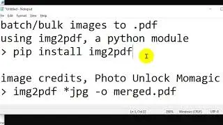 Convert/Merge bulk/batch images to .pdf 