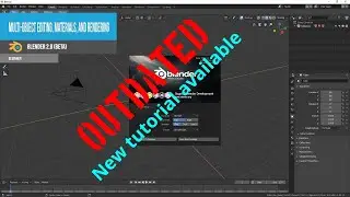 [Blender 2.8]  How to use multi-object editing, materials and rendering in Blender  | Blender 2.8