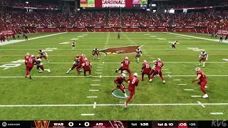 Madden NFL 25 - Washington Commanders vs Arizona Cardinals - Gameplay (PS5 UHD) [4K60FPS]