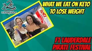 What we eat on Keto to maintain weight | Ft Lauderdale Pirate Festival | Keto at Texas De Brazil