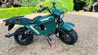 Ecorider Hypo Diesel two wheeled Quad type motorcycle