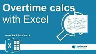 Calculate overtime hours in Excel