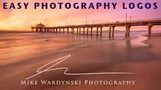 How To Make A Custom Signature Photography Logo / Watermark