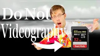 8 mistakes that beginners videographers make using SD cards