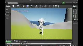 Procedural Terrain Test Unreal - Runtime Mesh Component Low Settings