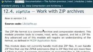 Python [zipfile] 01 Creating a .ZIP File