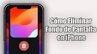 Cómo Eliminar un Fondo de Pantalla en iPhone (2024)