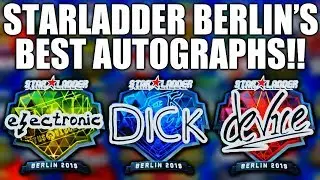 The UNIQUE AUTOGRAPHS of Starladder Berlin Major!! | TDM_Heyzeus