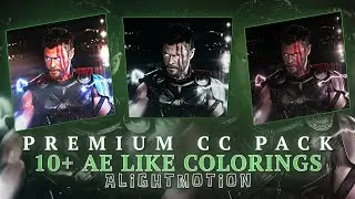 10+ Ae Like Colorings | Alightmotion Cc Pack  | Alightmotion Colourings Presets | xml/presets