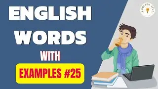 English Words With Examples | English Vocabulary Words with Meaning | Lesson 25 ✔