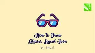How to Draw Sunglasses Lineal Color Icon